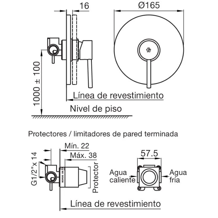 lilo ducha plano