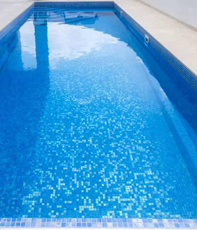 URUMEA Piscina color azul con brillo