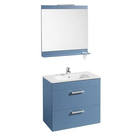 Mueble Joli Azul Mate Con Espejo 800mm